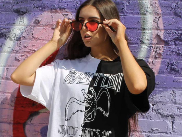 How and with what to wear an oversized T-shirt?