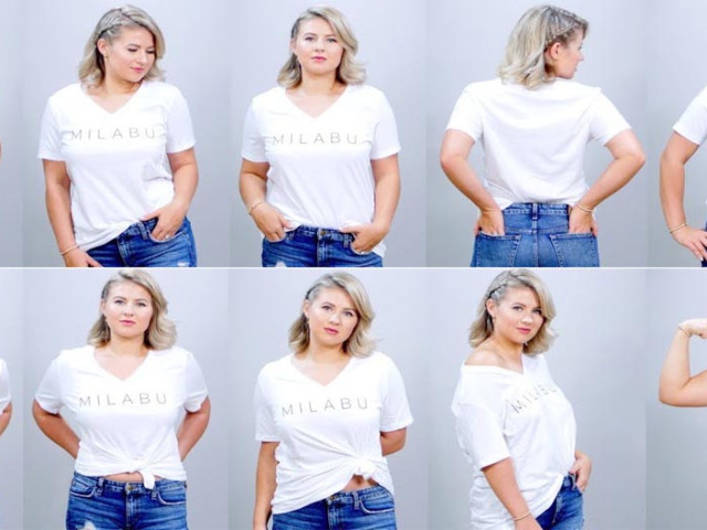 How to tuck a T-shirt into jeans?