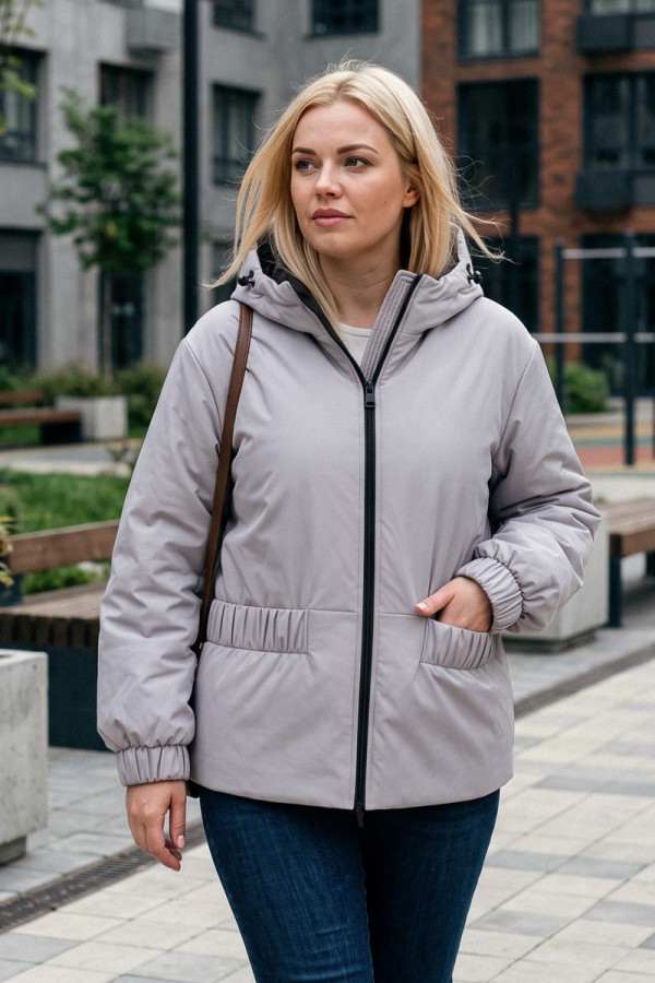 Women's jacket Freever NF 10057 beige, Фото №2- freever.ua