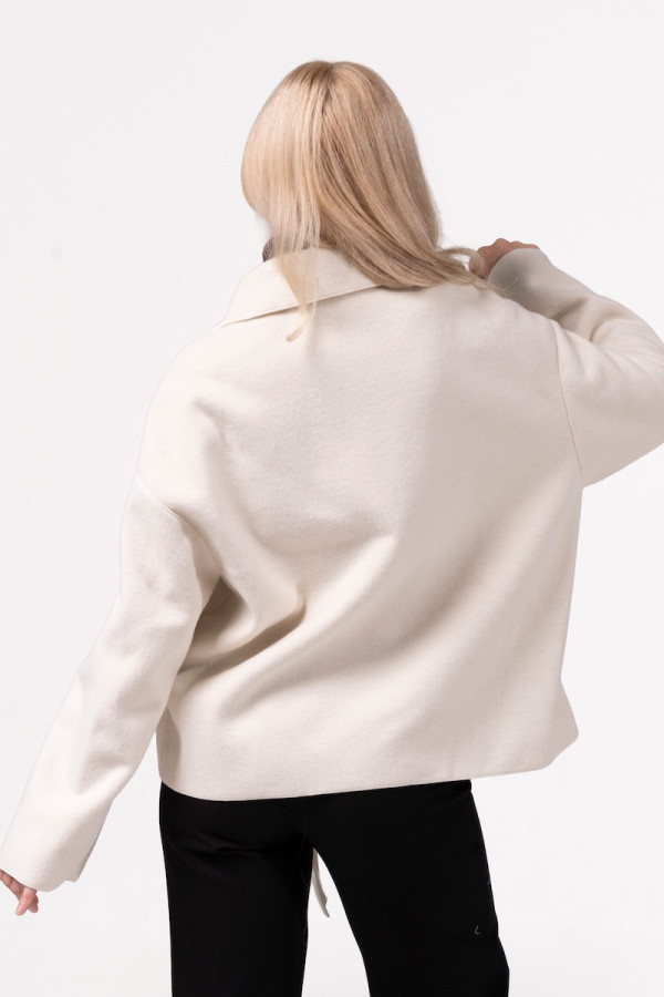 Women's Coat Freever JF 1025 Milky, Фото №6- freever.ua