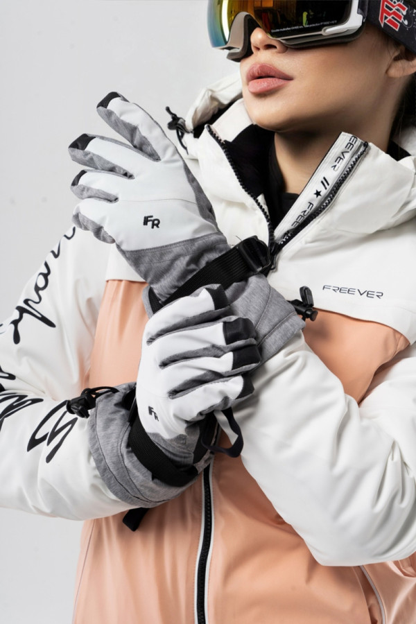 Women's Ski Gloves Freever WF 1801 White, Фото №4- freever.ua