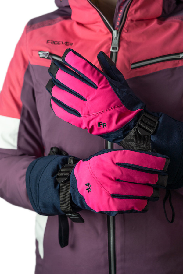 Women's Ski Gloves Freever WF 1801 Pink, Фото №4- freever.ua