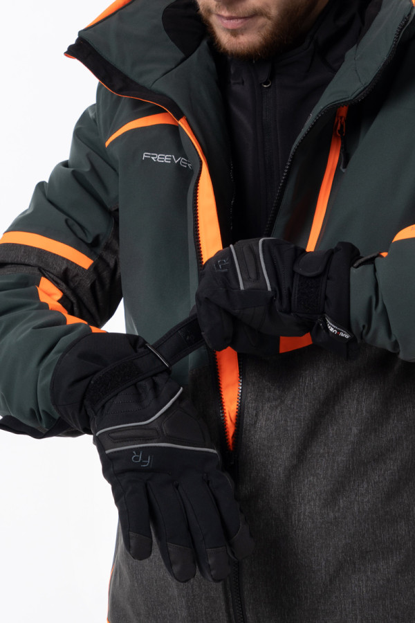Ski gloves men Freever WF 1803 black, Фото №4- freever.ua