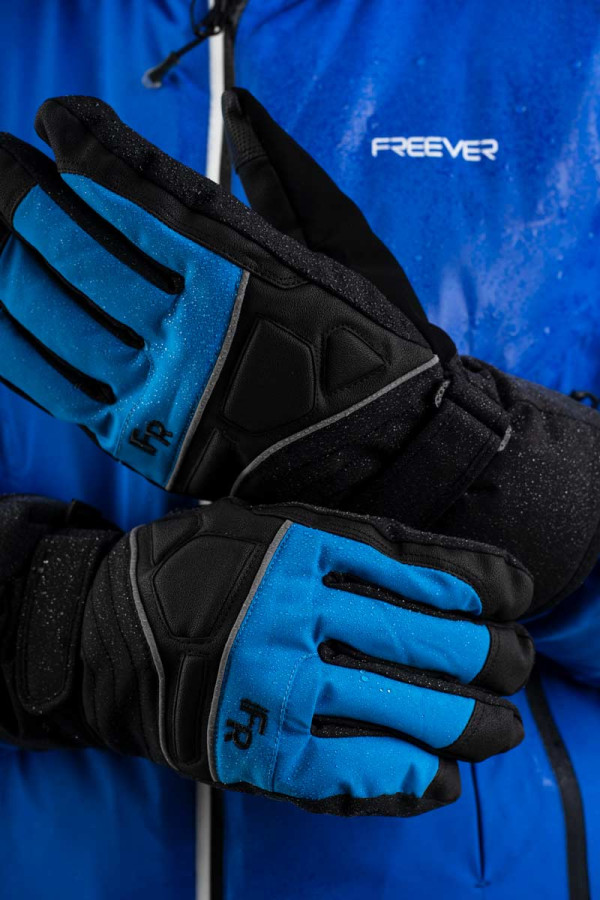 Ski gloves men Freever WF 1803 blue, Фото №4- freever.ua