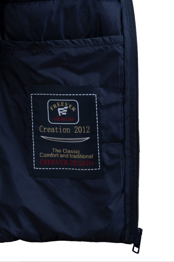 Women's down jacket Freever UF 20218 blue, Фото №5- freever.ua