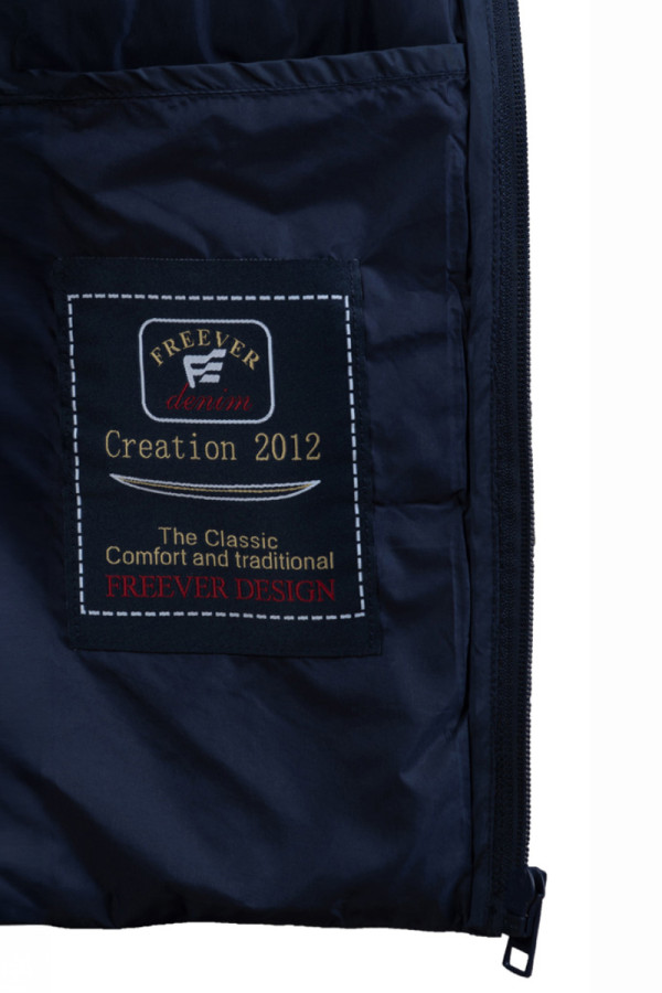 Women's down jacket Freever UF 20218 blue, Фото №5- freever.ua
