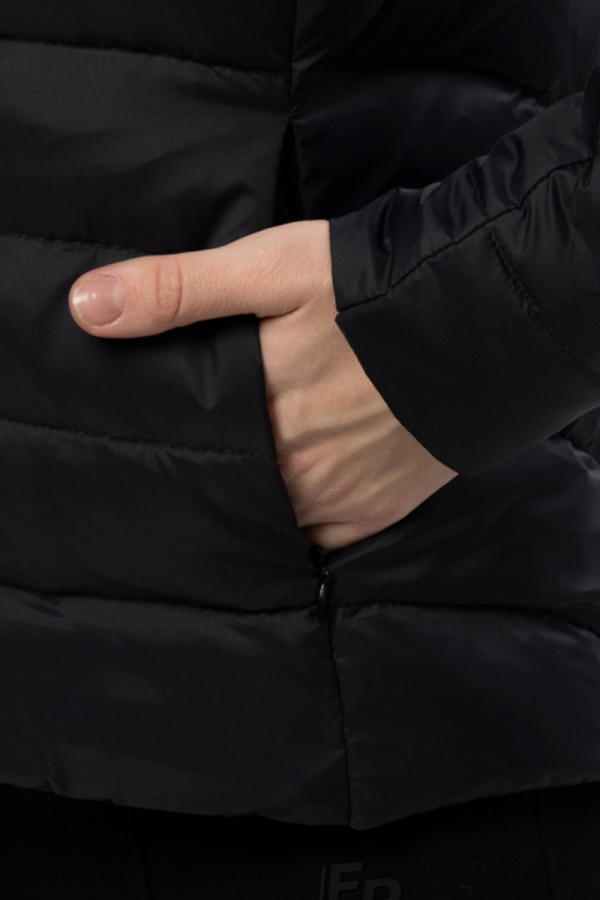 Women's down jacket Freever UF 20218 black, Фото №7- freever.ua