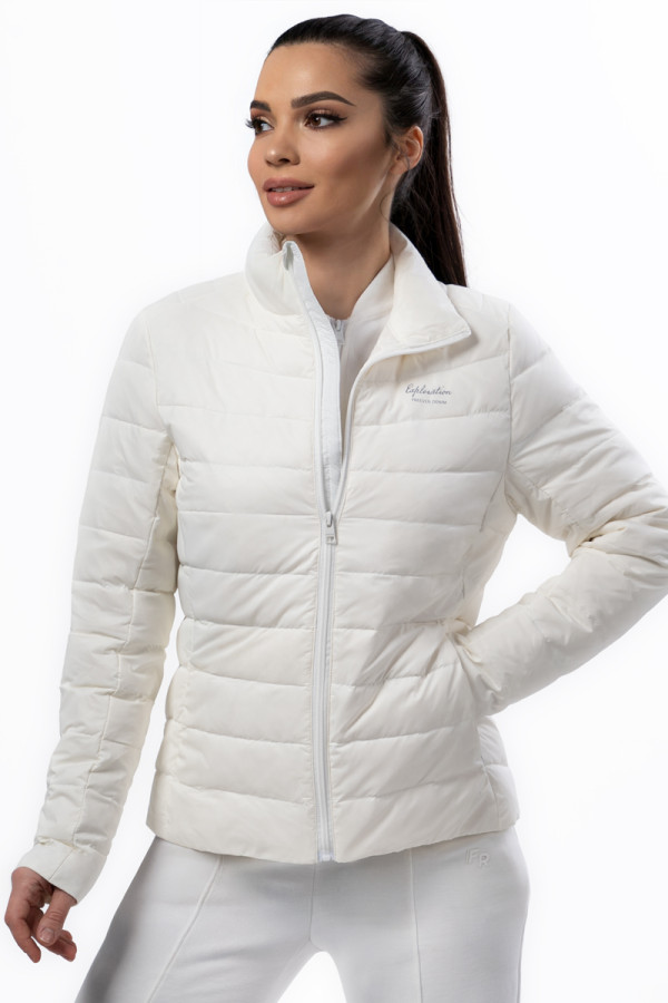 Women's down jacket Freever UF 20218 white