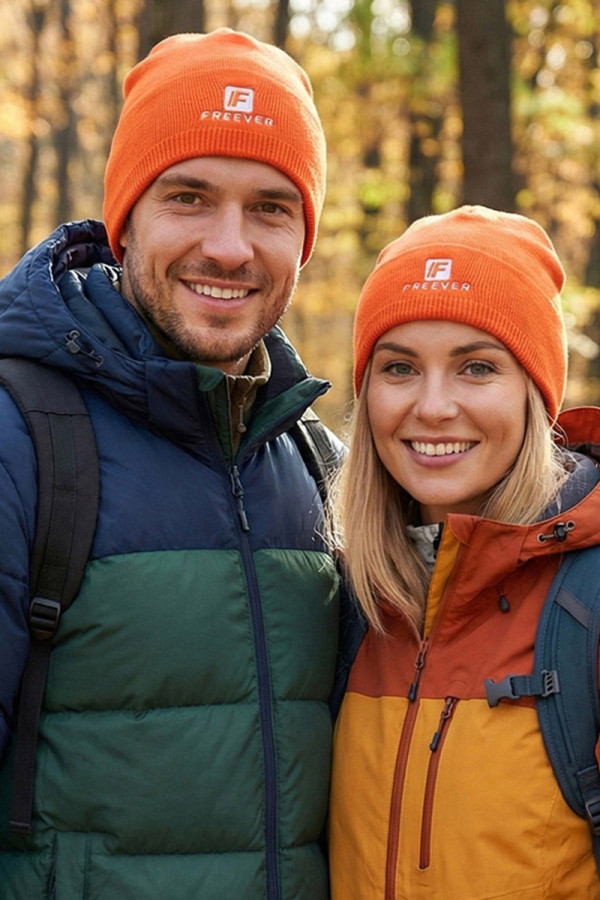 Knitted hat Freever UF 20304 orange