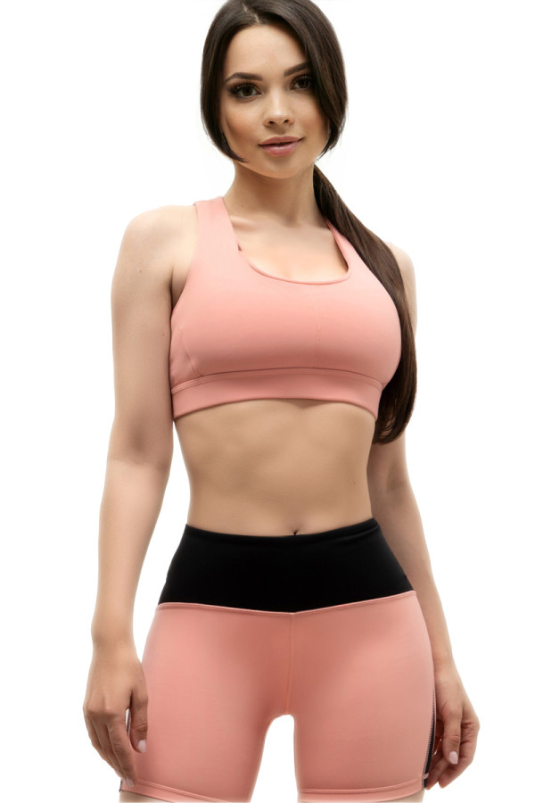 Sports top for fitness women Freever AF 2047 powder
