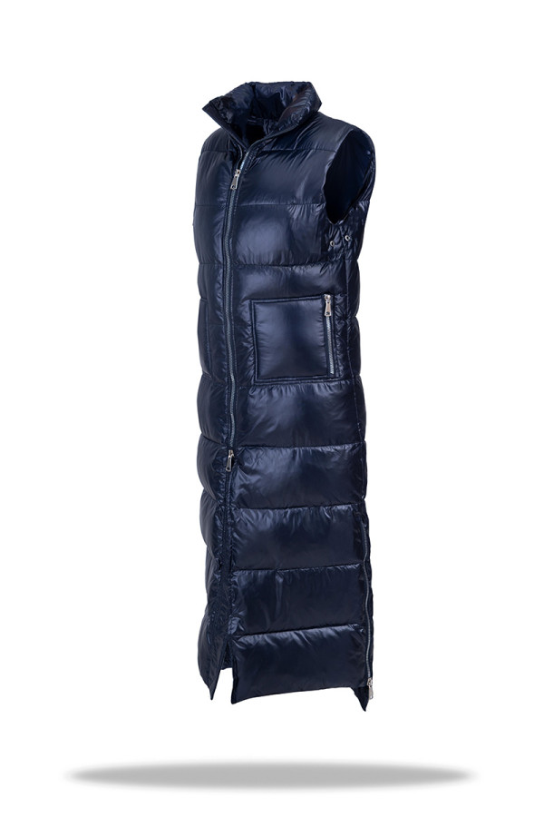 Long women's vest Freever SF 20508 dark blue, Фото №3- freever.ua