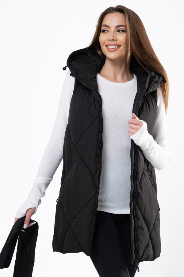 Women's vest Freever UF 20801 black, Фото №8- freever.ua