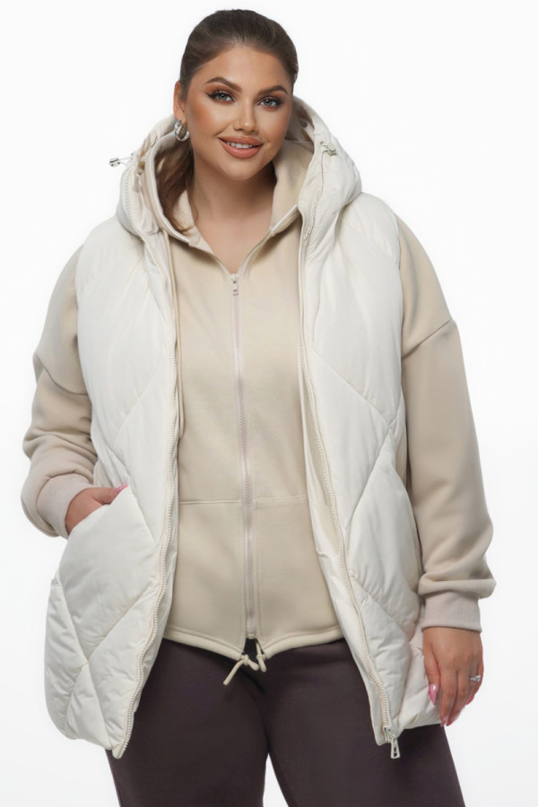 Women's vest Freever UF 20802 milk