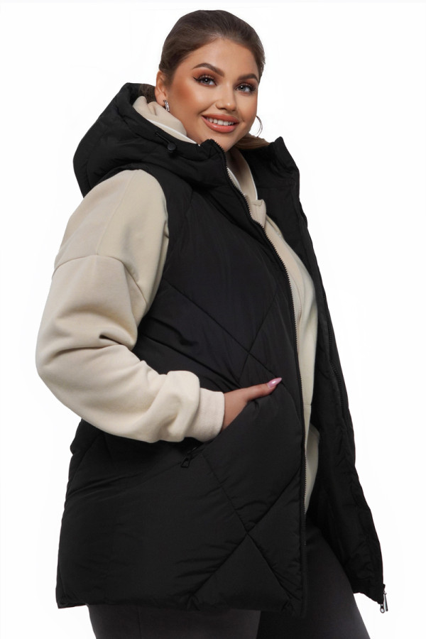 Women's vest Freever UF 20802 black, Фото №2- freever.ua