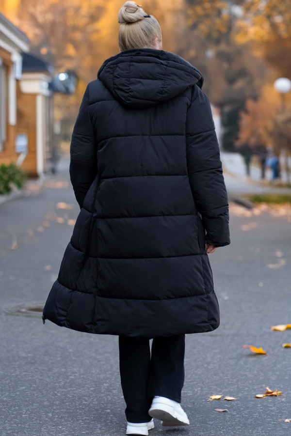 Women's coat Freever UF 20807 black, Фото №6- freever.ua