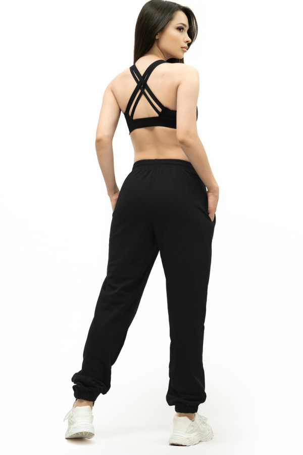 Sporthose für Damen Freever UF 20812 schwarz, Фото №5- freever.ua