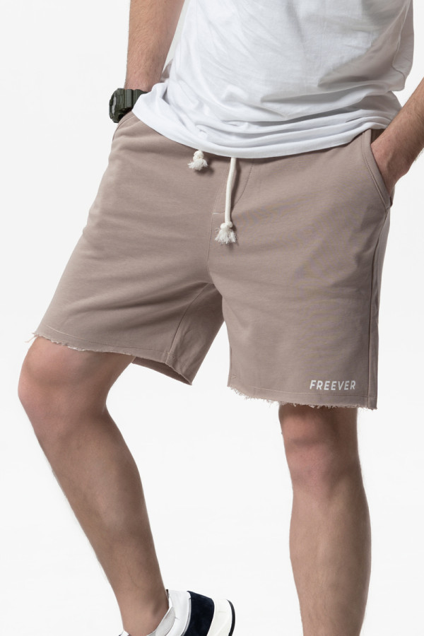 Men's shorts Freever UF 20861 beige, Фото №4- freever.ua