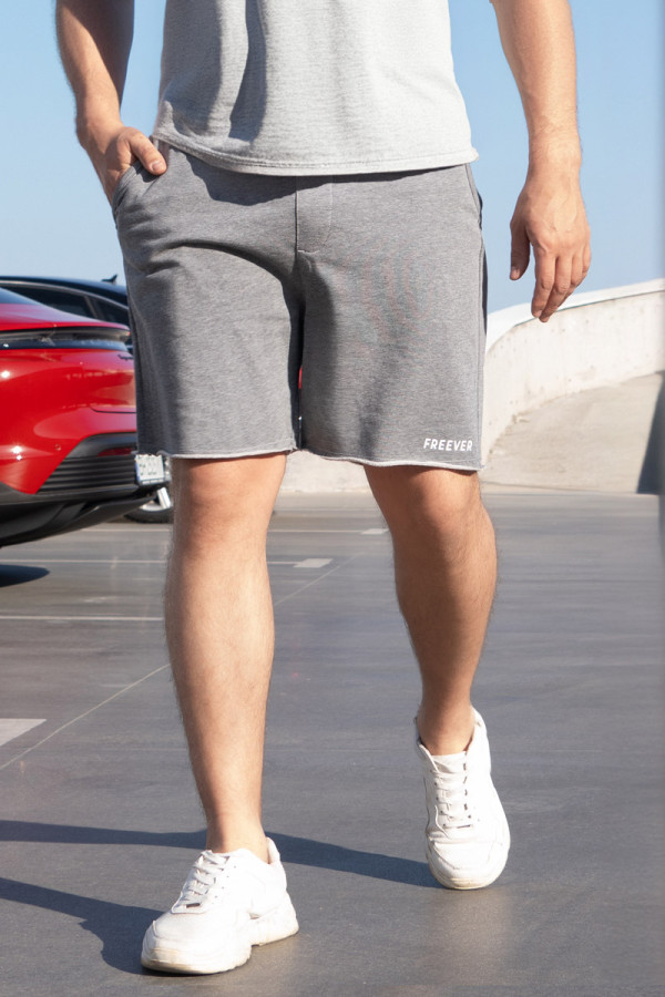 Men's shorts Freever UF 20861 light gray, Фото №5- freever.ua
