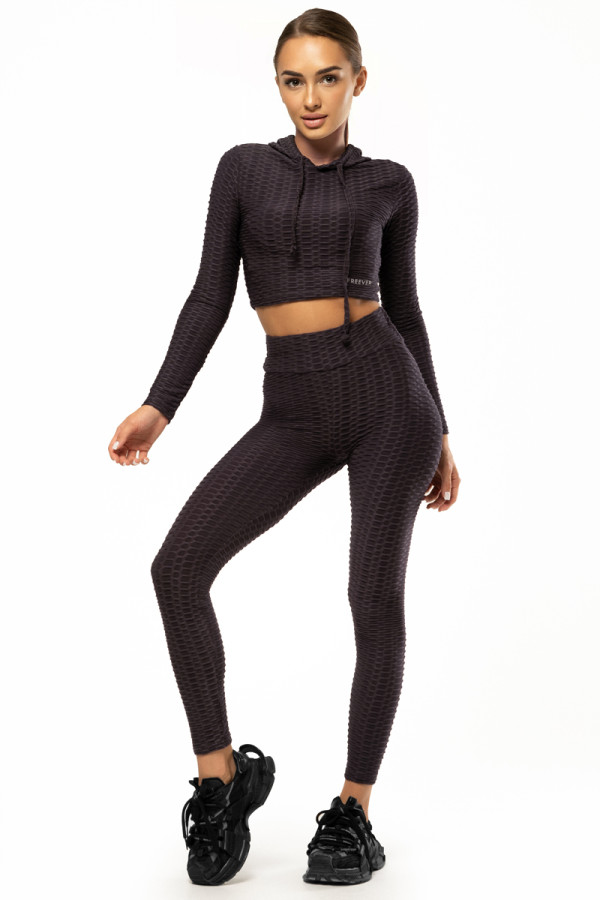 Fitness suit for women Freever UF 21001 brown