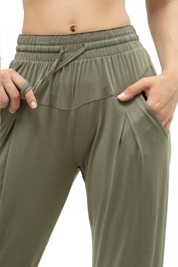 Sport pants women's Freever UF 21009 khaki, Фото №4- freever.ua