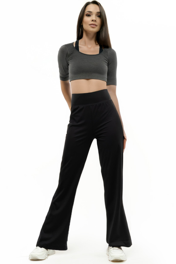 Fitness pants for women Freever UF 21011 black, Фото №2- freever.ua