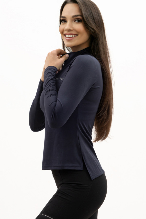 Rashguard for women's fitness Freever UF 21012 blue, Фото №3- freever.ua