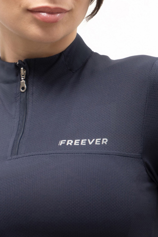 Rashguard for women's fitness Freever UF 21012 blue, Фото №5- freever.ua