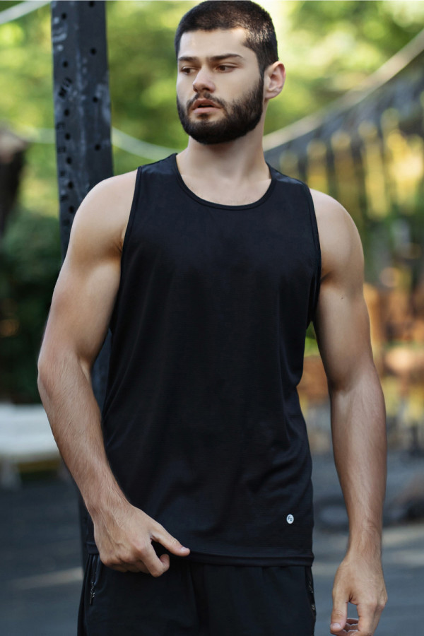 Men's T-shirt Freever NF 21018 black, Фото №2- freever.ua