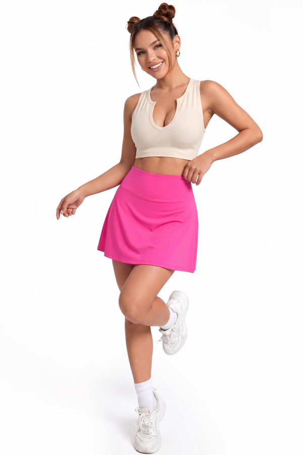 Women's skort Freever NF 21025 raspberry