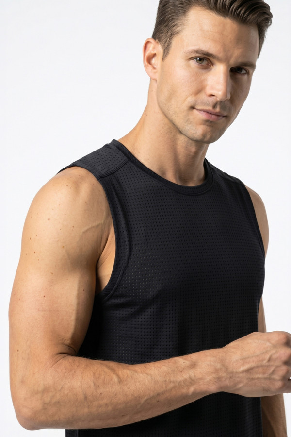 Men's tank top Freever JF21031 black, Фото №3- freever.ua