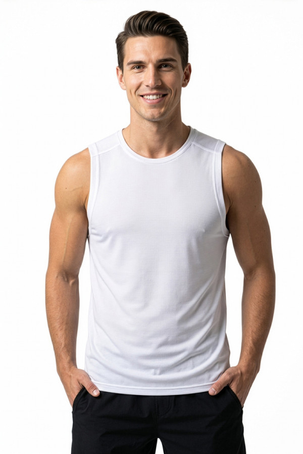 Men's tank top Freever JF21032 white