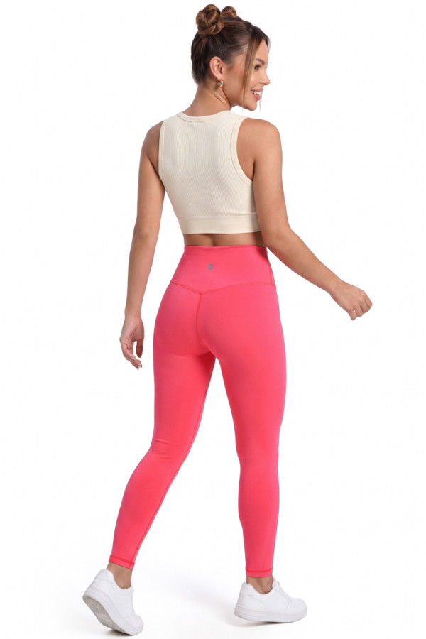 Women's leggings Freever JF21033 neon pink, Фото №7- freever.ua