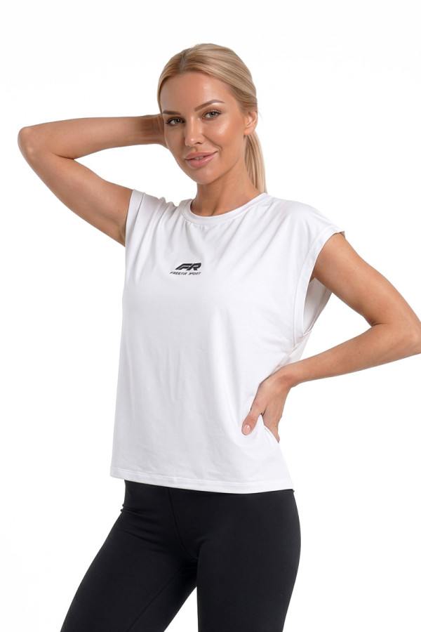 Women's sleeveless jacket Freever JF21036 white, Фото №3- freever.ua
