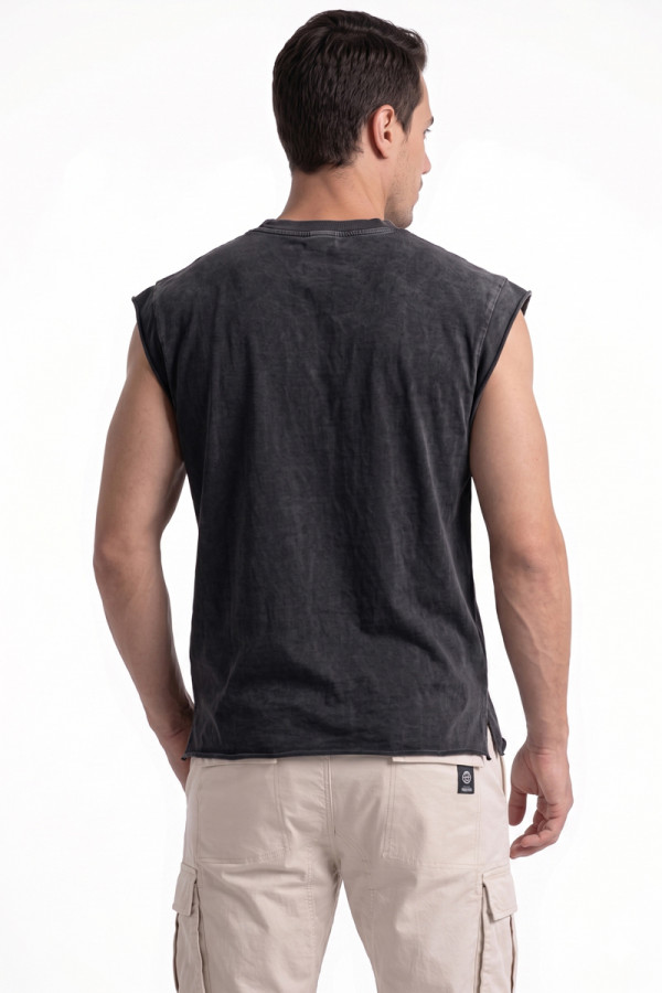 Men's sleeveless jacket Freever JF21039 black, Фото №4- freever.ua