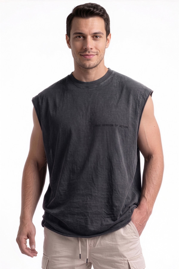 Men's sleeveless jacket Freever JF21039 black