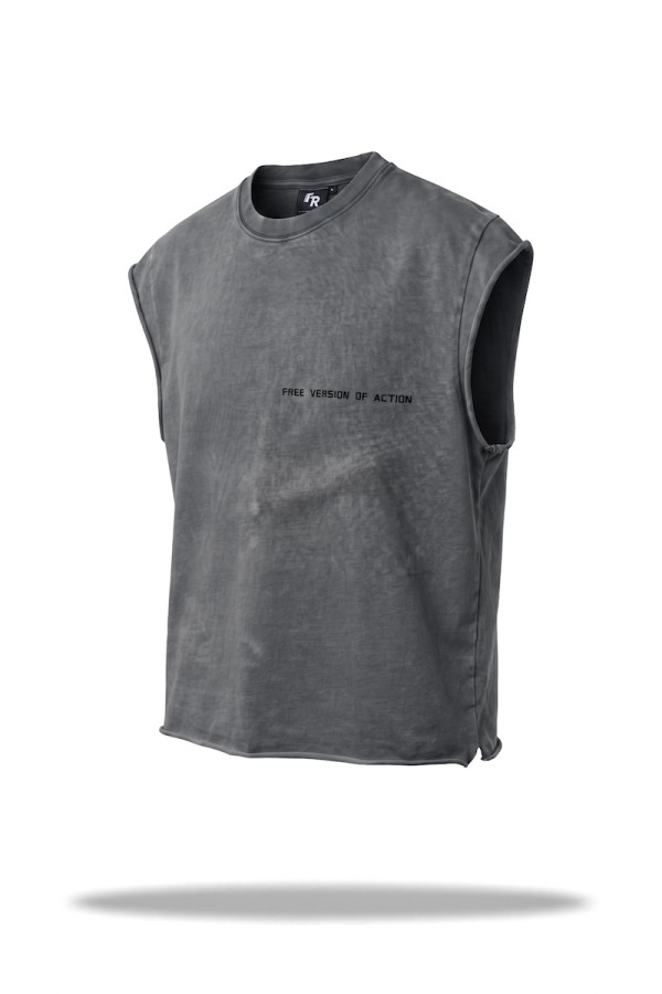 Men's sleeveless jacket Freever JF21039 dark gray, Фото №3- freever.ua
