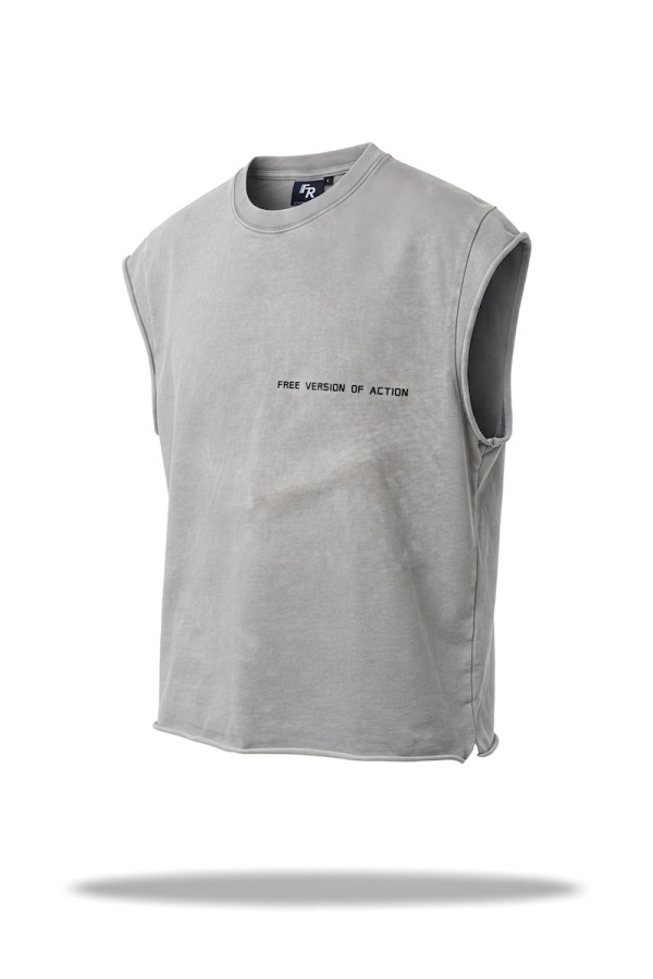Men's sleeveless jacket Freever JF21039 gray, Фото №2- freever.ua