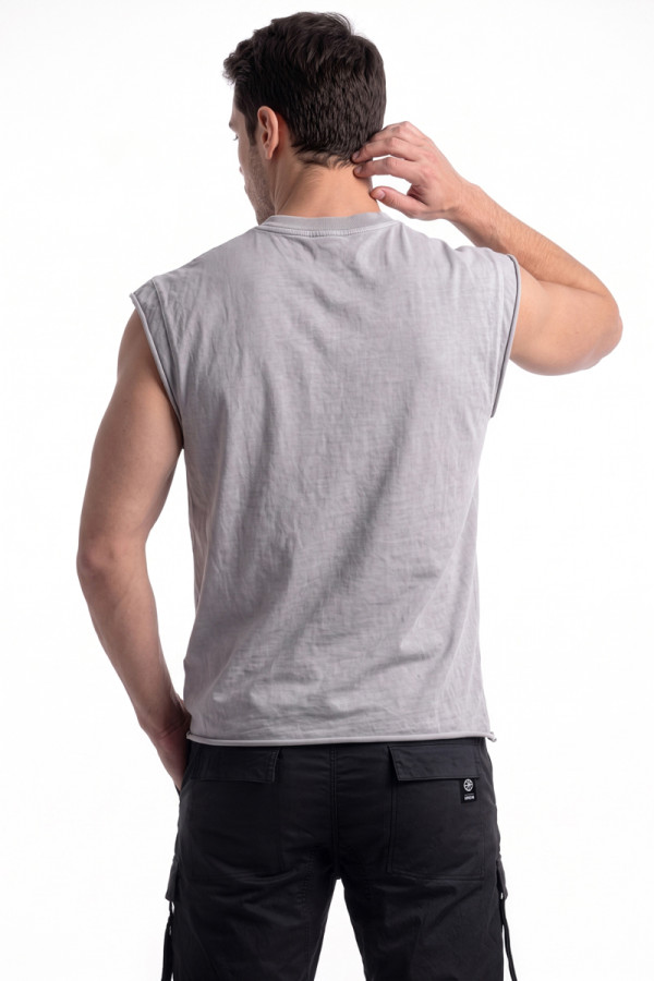 Men's sleeveless jacket Freever JF21039 gray, Фото №5- freever.ua