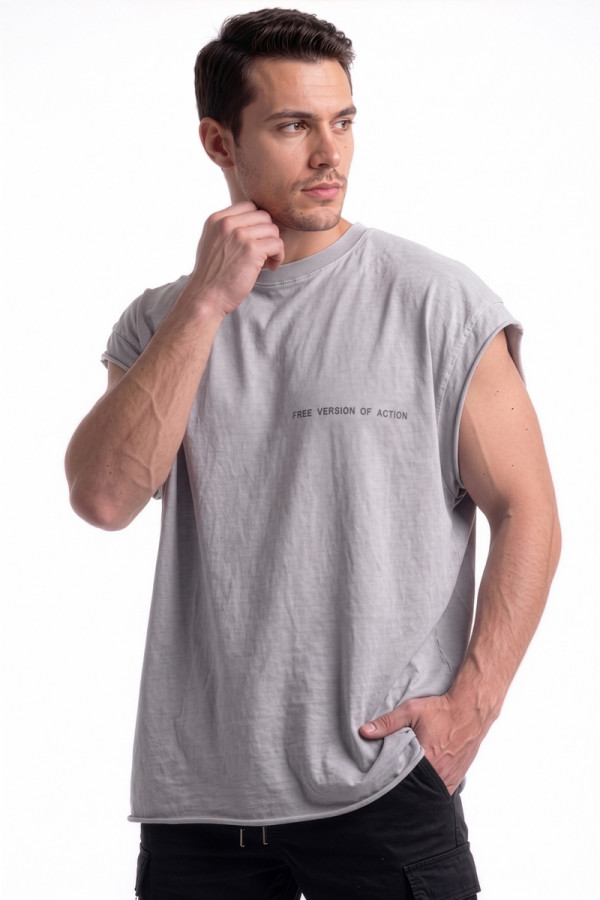 Men's sleeveless jacket Freever JF21039 gray