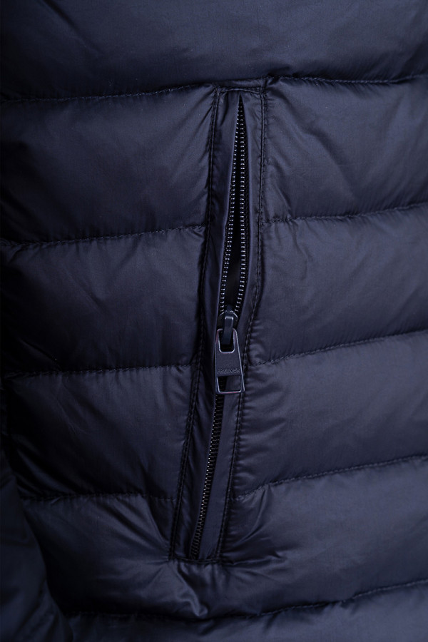 Freever WF 2116 men's down jacket is dark blue, Фото №6- freever.ua