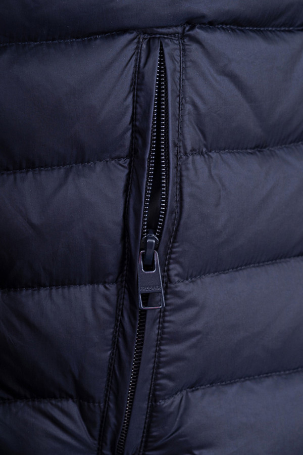 Freever WF 2116 men's down jacket is dark blue, Фото №6- freever.ua