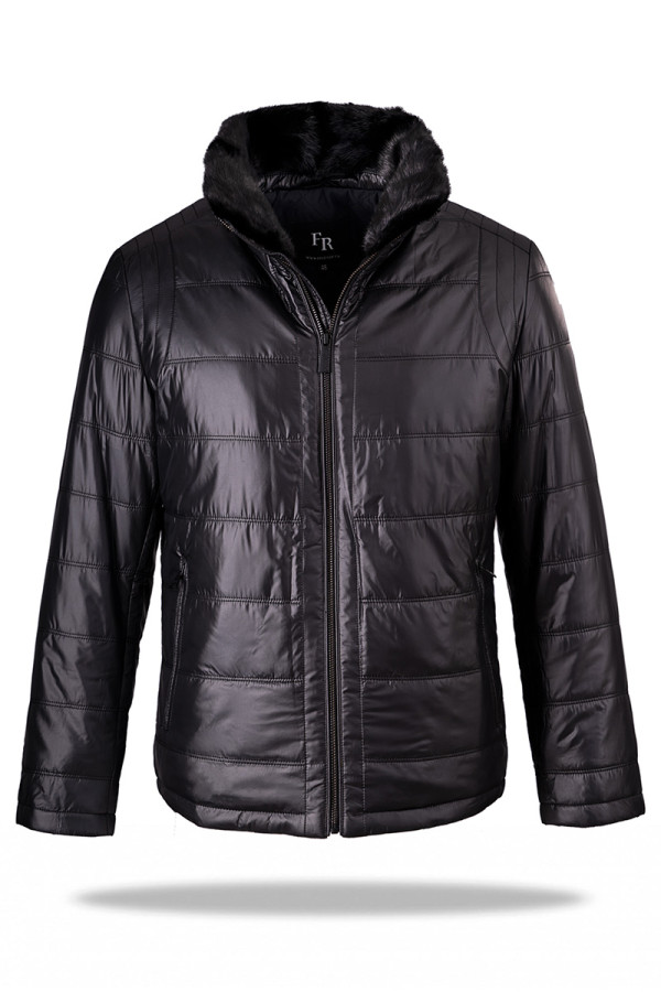 Camel wool jacket for men Freever WF 2117 black, Фото №3- freever.ua
