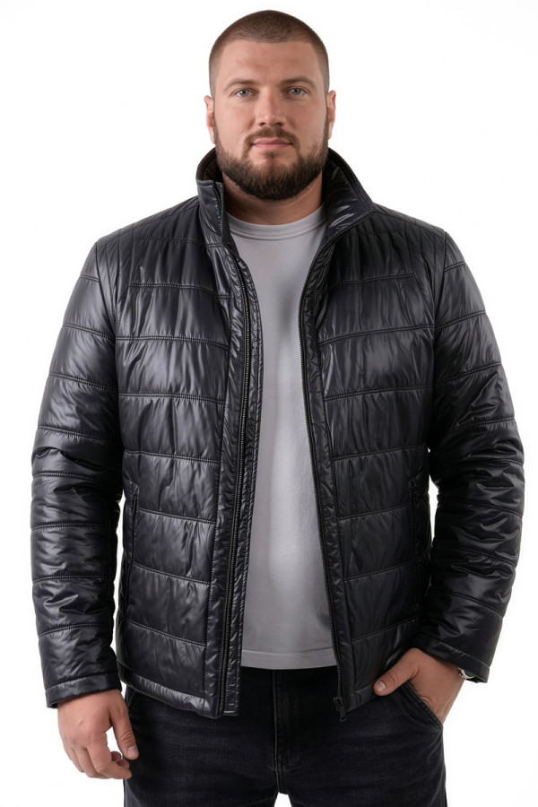 Camel wool jacket for men Freever WF 2117 black