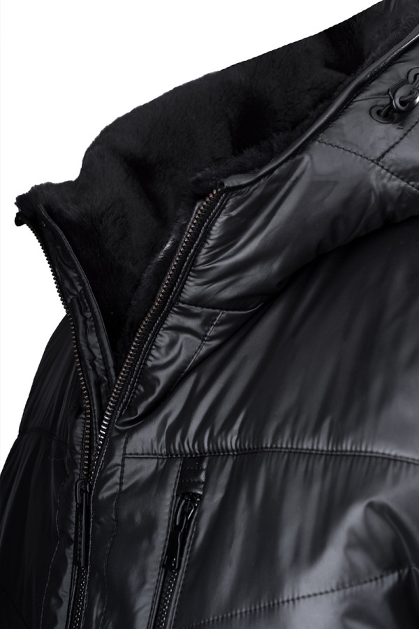Camel wool jacket for men Freever WF 2118 black, Фото №6- freever.ua