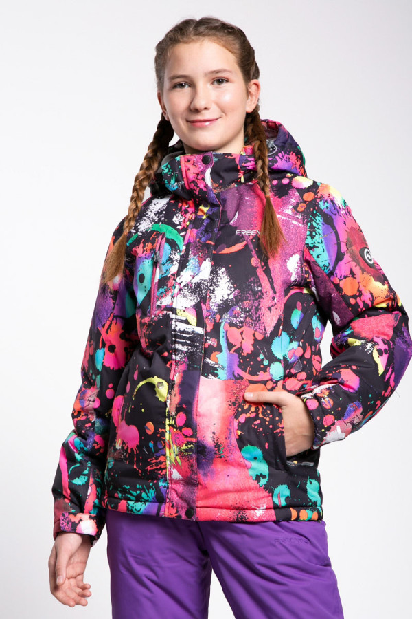 Children's ski jacket Freever SF 21601 multicolor