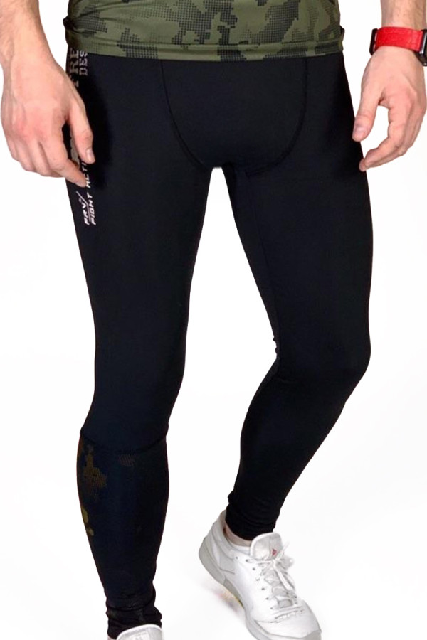 Fitness-Leggings für Herren Freever GF 2161 schwarz