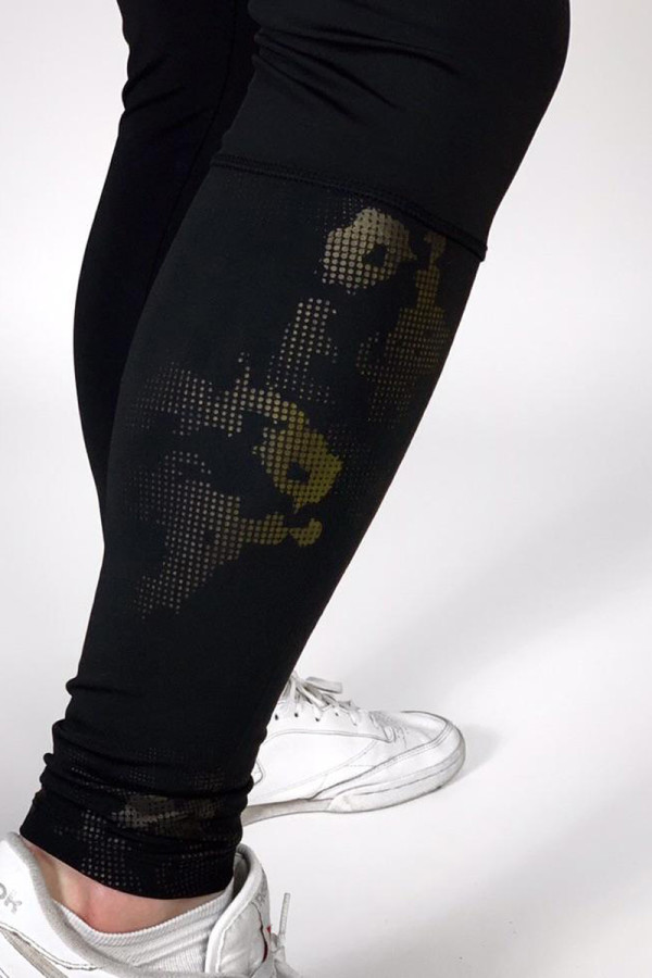 Fitness leggings for men Freever GF 2161 black, Фото №2- freever.ua