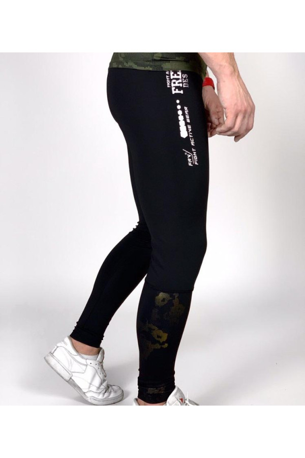 Fitness-Leggings für Herren Freever GF 2161 schwarz, Фото №4- freever.ua