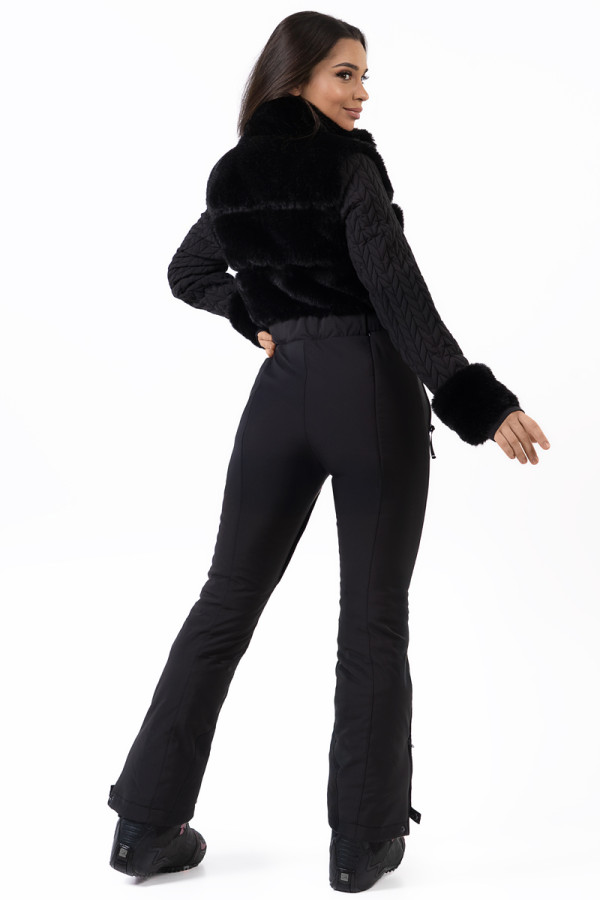 Women's ski jumpsuit Freever NF 21615 black, Фото №4- freever.ua