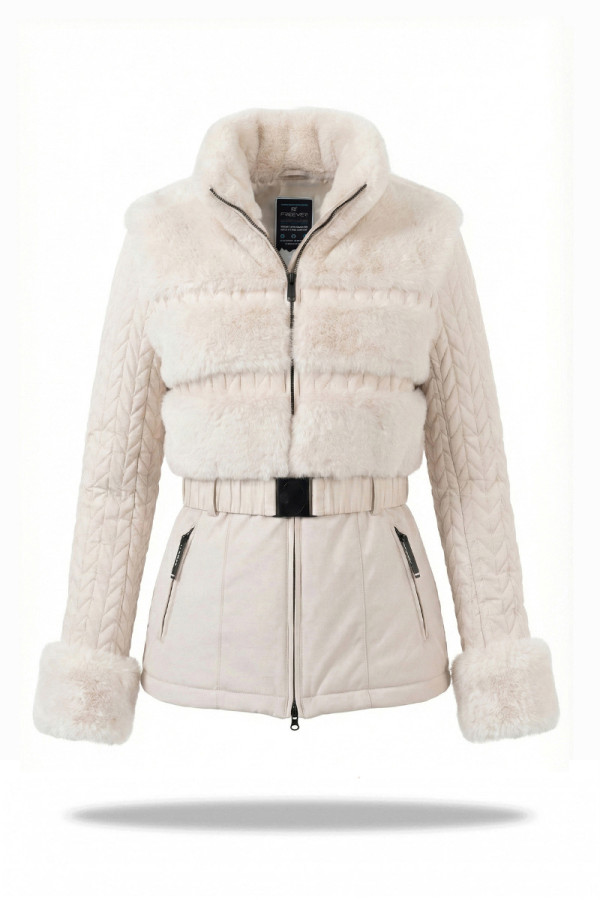 Damen-Skijacke Freever NF 21616 beige, Фото №2- freever.ua